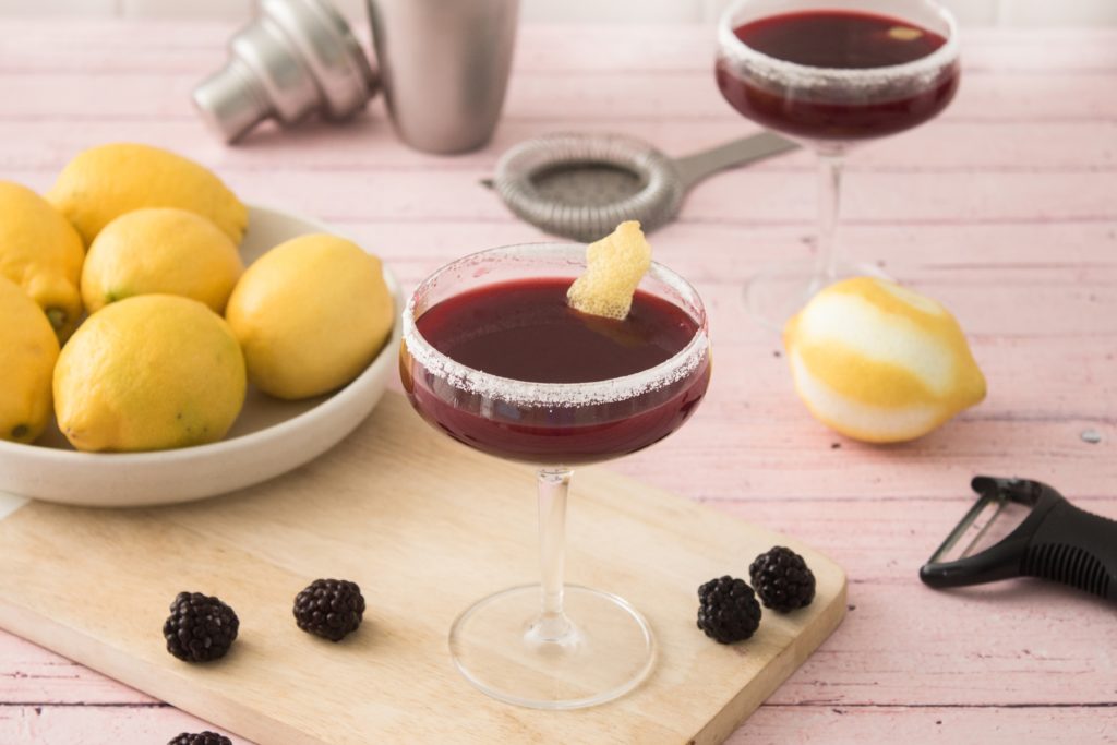 blackberry martini from mint
