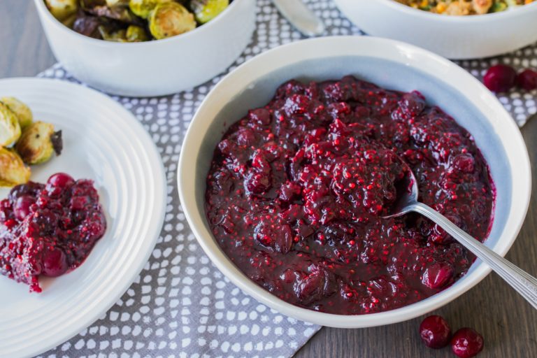 Raspberry Cranberry Sauce - Oregon Raspberries & Blackberries