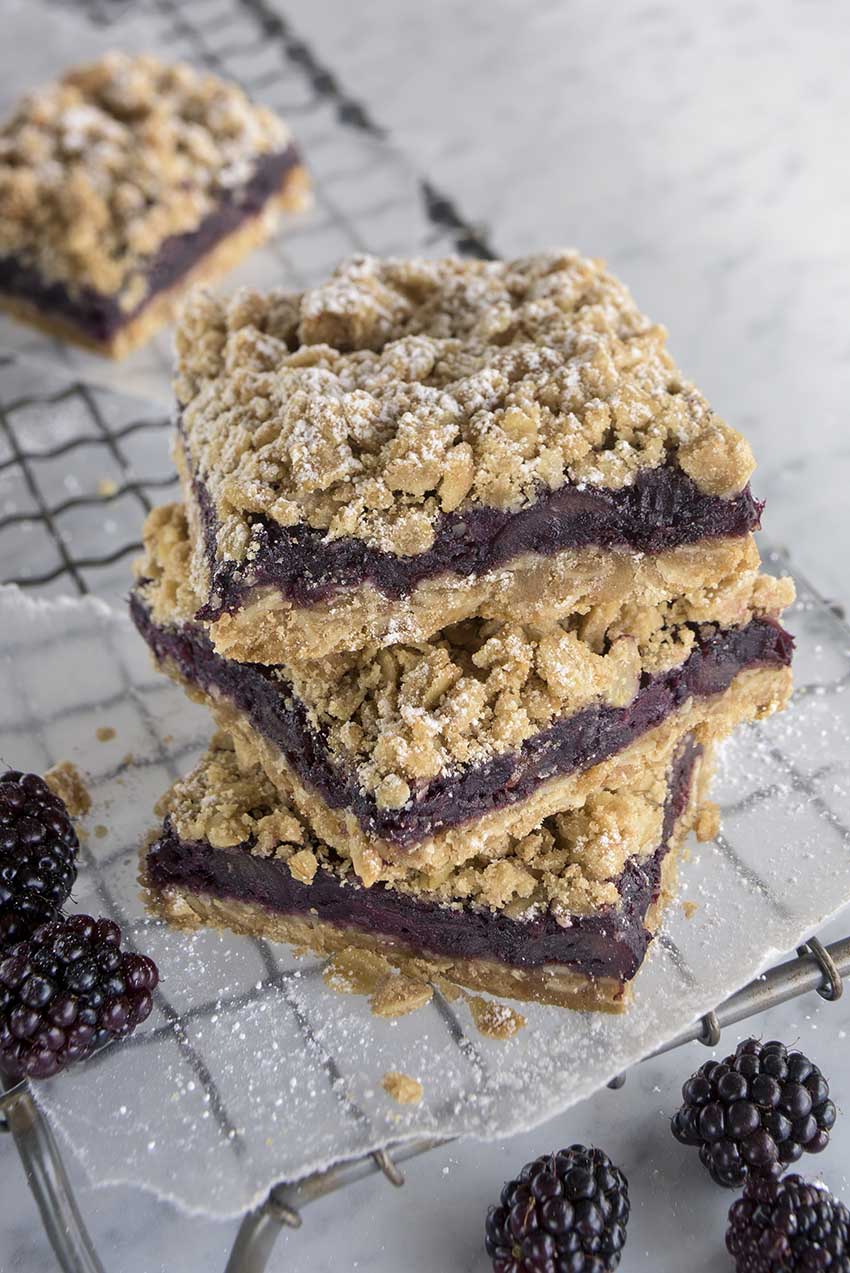 Marionberry Date Bars - Oregon Raspberries & Blackberries