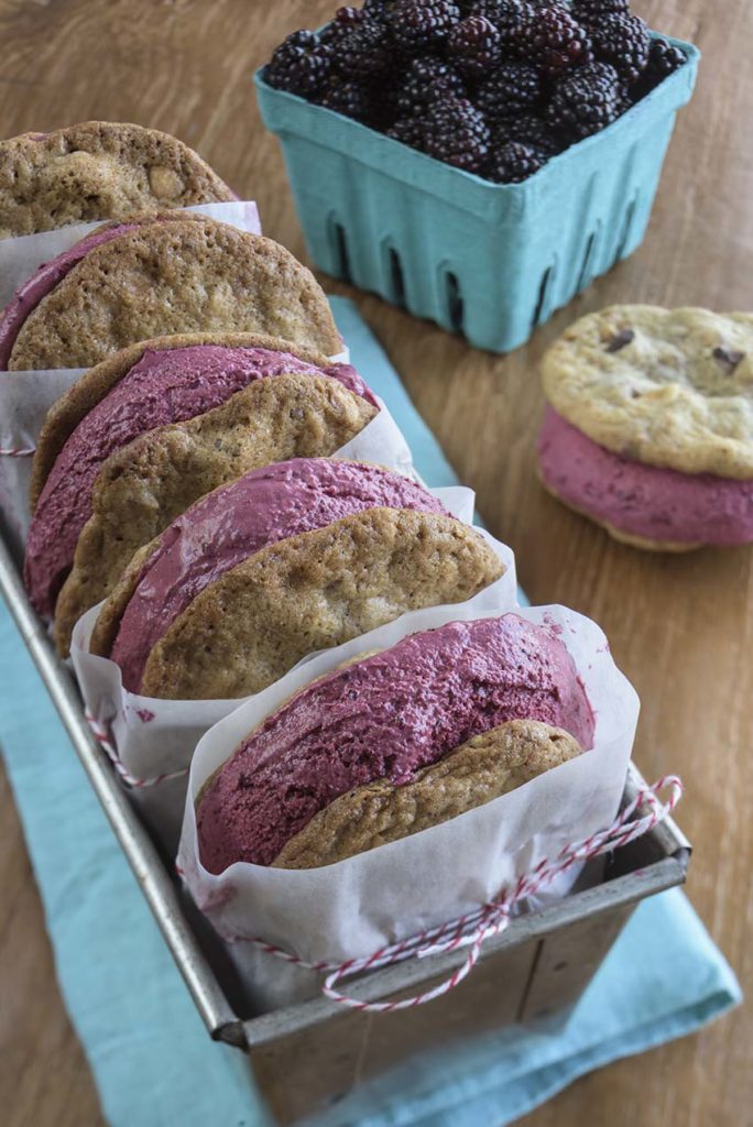 marionberry ice cream sandwich