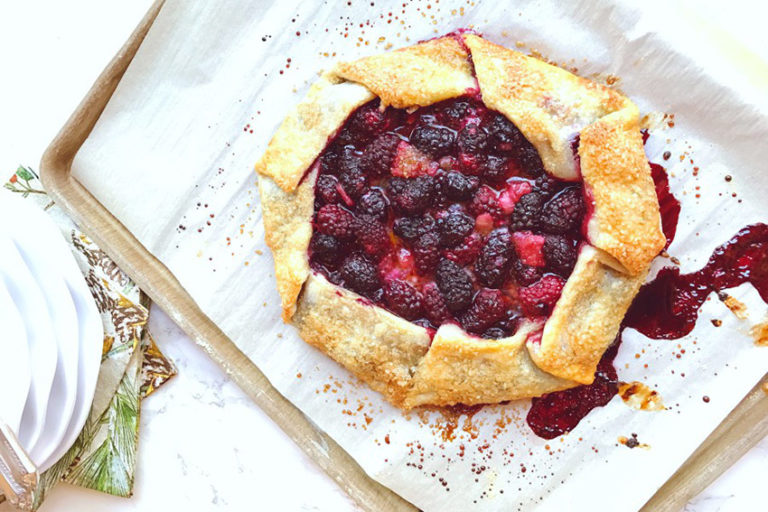Oregon Marionberry Galette Oregon Raspberries & Blackberries