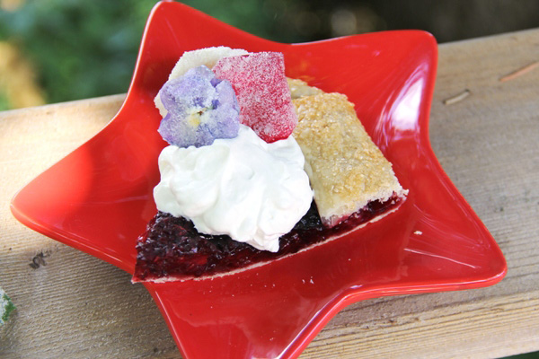 oregon berries crafty staci blackberry galette and lavender whipped cream