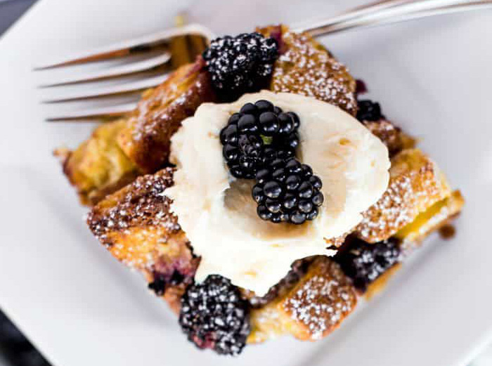 oregon berries reluctant entertainer lemon blackberry bread pudding