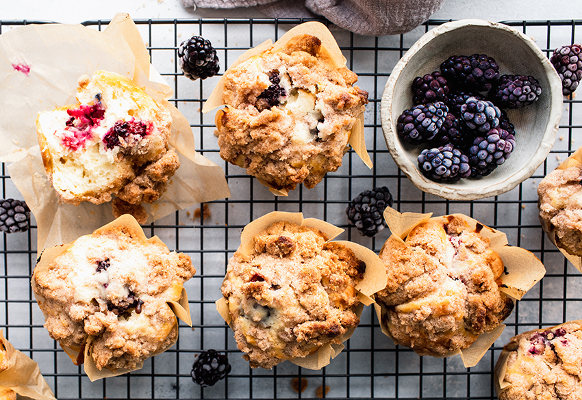 oregon berries platings and pairings blackberry muffins with crumble topping