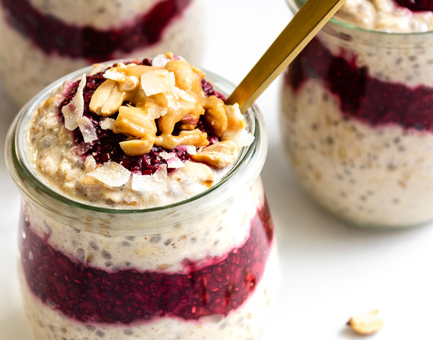 oregon berries pass me some tasty berry overnight oats