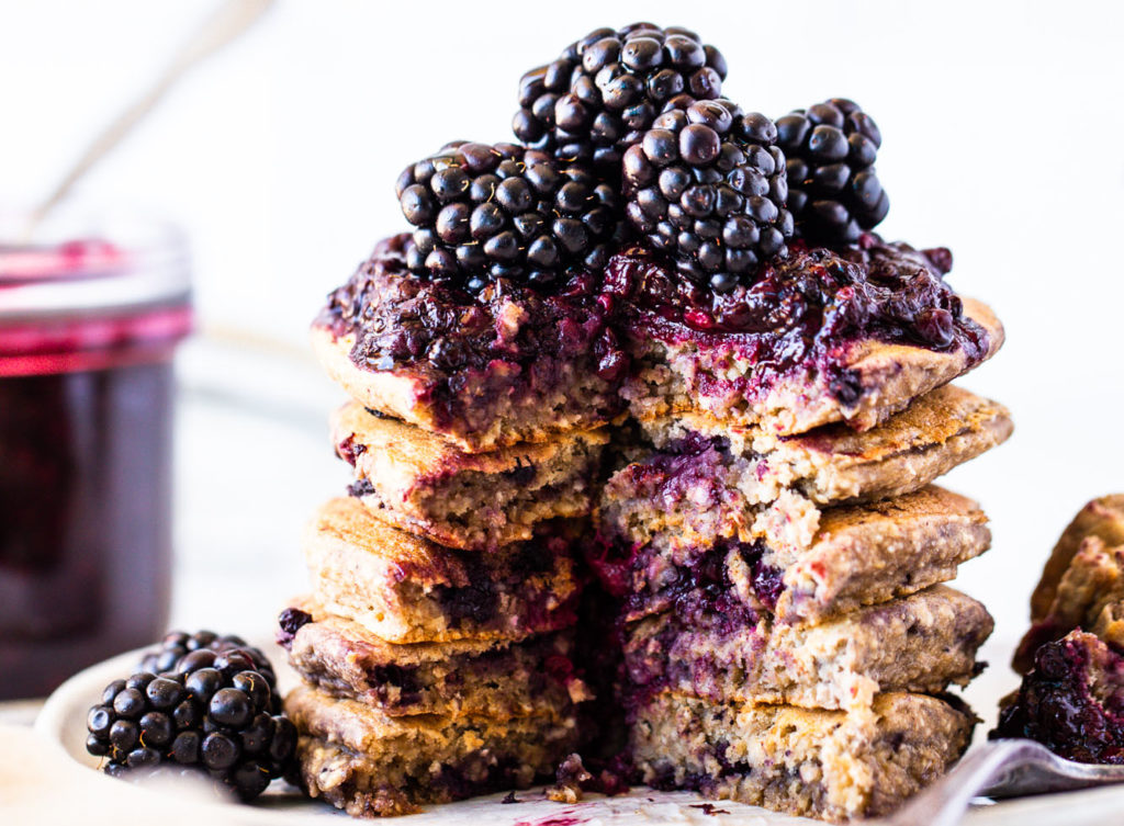 oregon berries bakerita blackberry blender pancakes