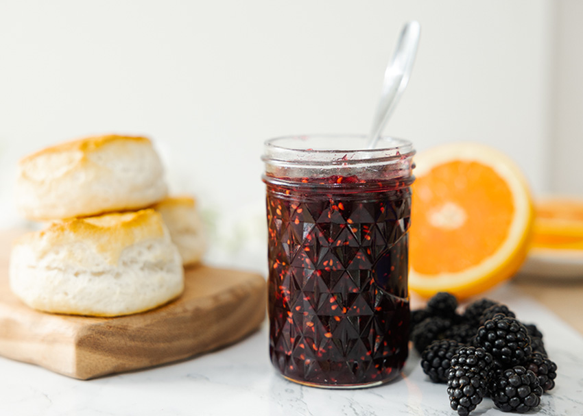 oregon berries blackberry ginger orange jam