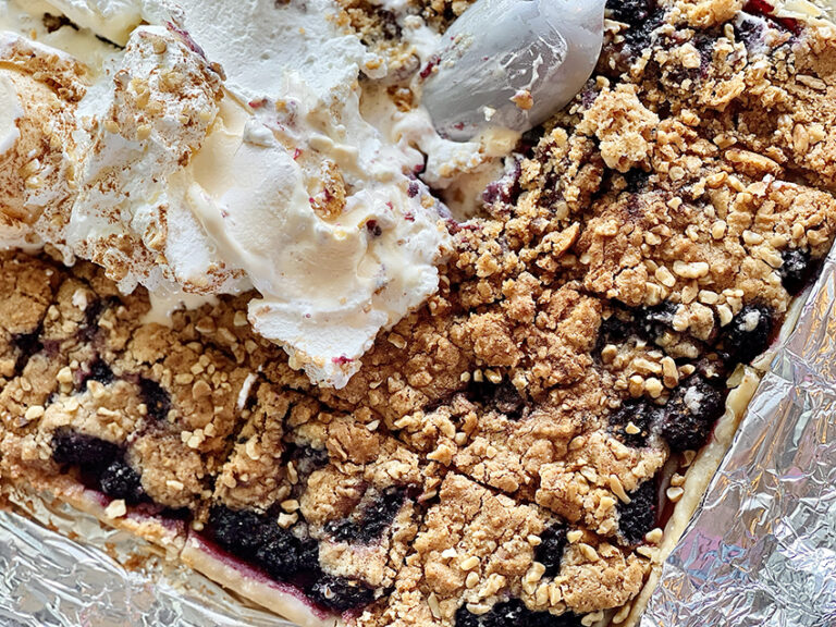 Oregon Blackberry Cobbler - Oregon Raspberries & Blackberries