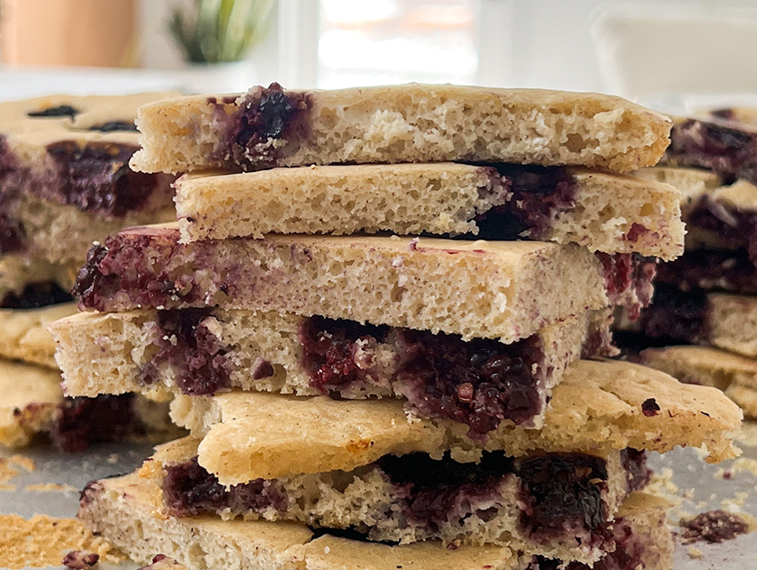 oregon berries winnies balance blackberry sheet pan pancakes