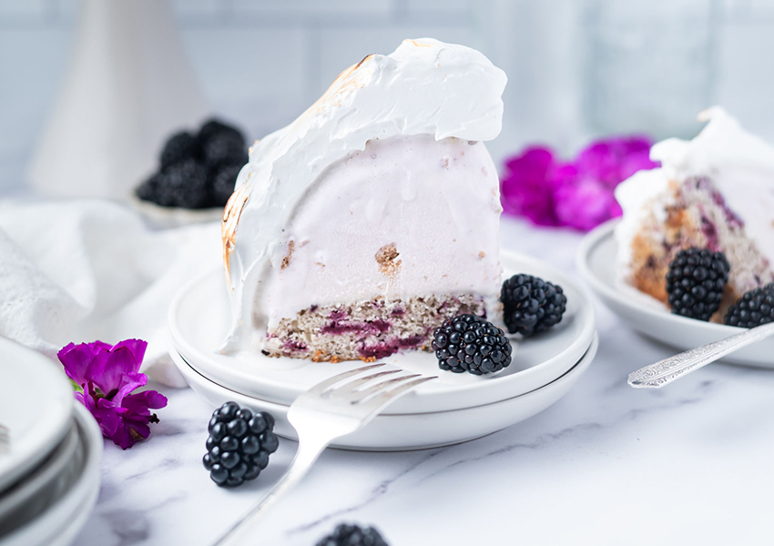 oregon- berries two sugar bugs blackberry baked alaska