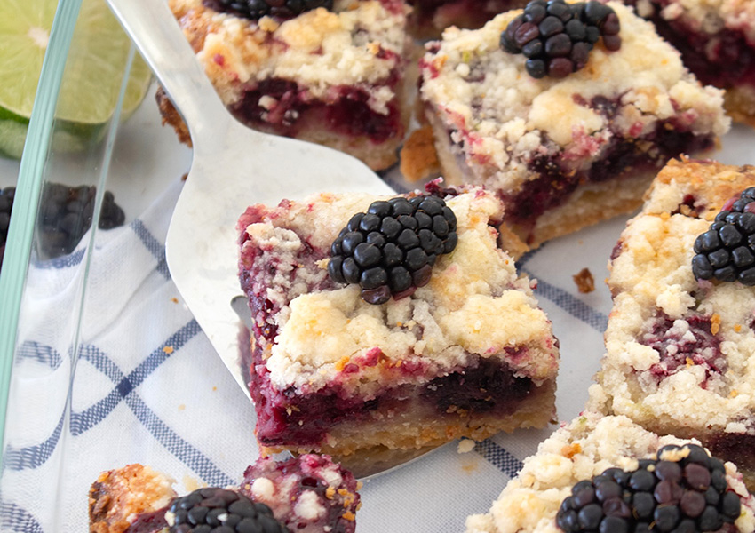 oregon berrries laughing spatula blackberry lime pie bars