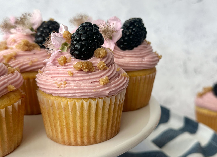 oregon berries the recipe necessity blackberry crumble cupcakes